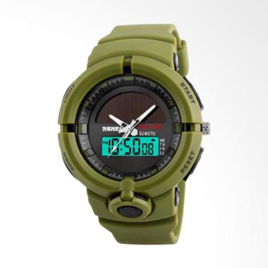 Skmei 1275 Jam Tangan Digital Analog Pria - Army Green