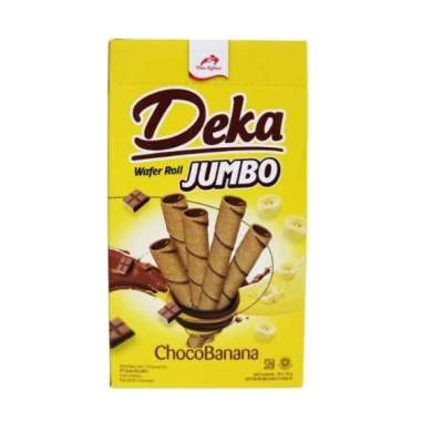 DEKA WAFER ROLL JUMBO CHOCO BANANA [20 PCS x 16 G]
