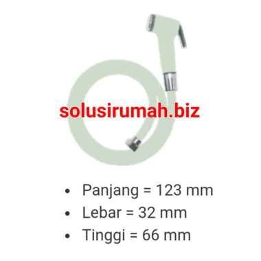 PO bidet S75 HJS ONDA shower cebok onda toilet shower jet shower