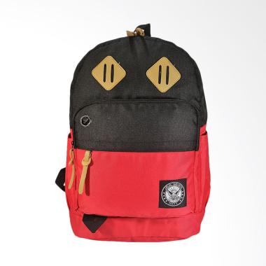JAVA SEVEN Tas Ransel Pria - Merah Kom [BTS 768]