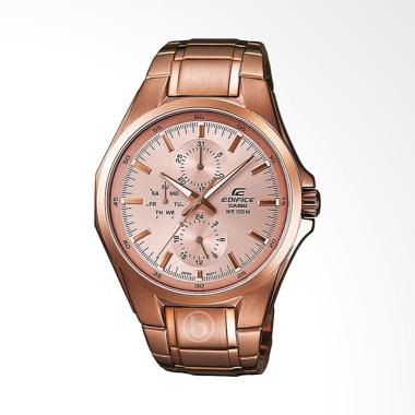 CASIO EDIFICE Original Multi Function Jam Tangan Pria [EF-339G-9A] Rose Gold