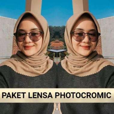 Kacamata Photocromic Korea / Anti Radiasi 2 In 1 Potokromik Photochromic Pria Wanita