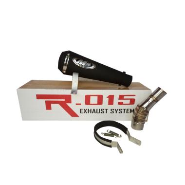 M4 Slip On Knalpot Motor for Kawasa ... 150/CBR 150 - Black Doff