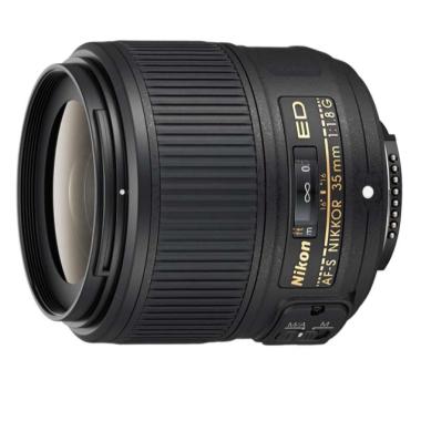 Nikon 35mm F/1.8G ED Lensa Kamera Black