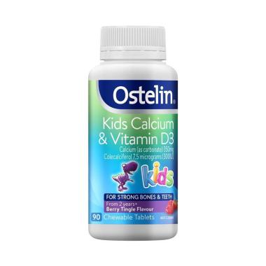 Ostelin 2018 New Version Vitamin D Calcium Vitamin Anak 90 Chewable Tablets