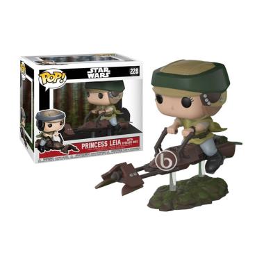 Funko POP! #228 Star Wars : Princess Leia with Speeder Bike Vinyl Bobble-Head Action Figure