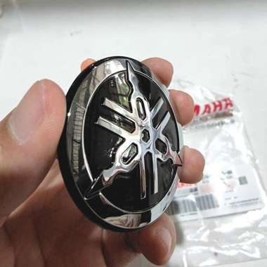 Emblem Logo Yamaha Nmax, N Max, Aerox 155 (5Cm) Asli Yamaha - Silver