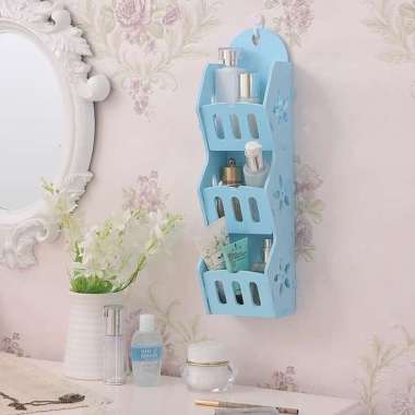 Yooyee Rak kosmetik gantung (HB529) Biru