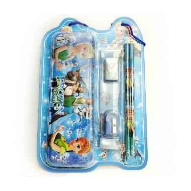 Jejo Karakter Frozen 6 in 1 Set Alat Tulis  Biru