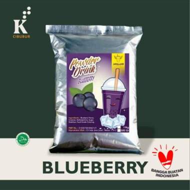 Kedai Bubuk Cibubur Rasa Buah Blueberry Minuman Bubuk [1 Kg]