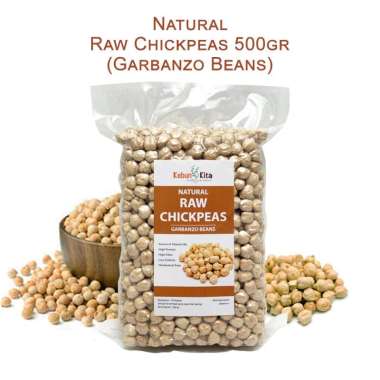 Kacang Arab / Garbanzo / Chickpeas 500gr (Raw / Mentah)