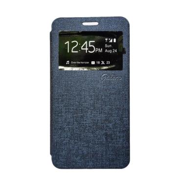 Galeno Flip Cover Casing for Smartfren Andromax A - Biru