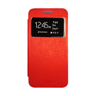 Gea Flip Cover Casing for Lenovo K4 Note A7010 - Merah