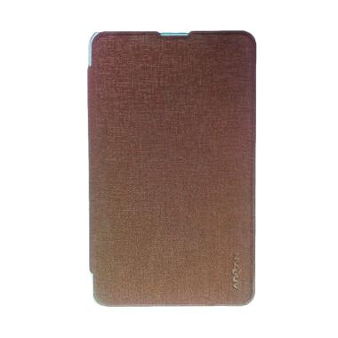 Dyval Flip Cover Casing for Advan E1C 3G - Coklat