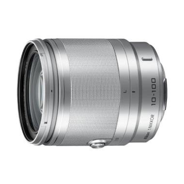 Nikon 1 Nikkor VR 10-100mm f-4.5-5.6 Lensa Kamera - Silver