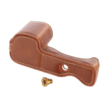 OEM Half Case for Sony A6000 or A6300 - Brown