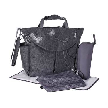 Okiedog Sumo Papillion Tas Bayi - Grey