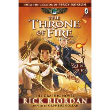 (Graphic Novel) The Kane Chronicles: The Throne of Fire | Book 2 HB