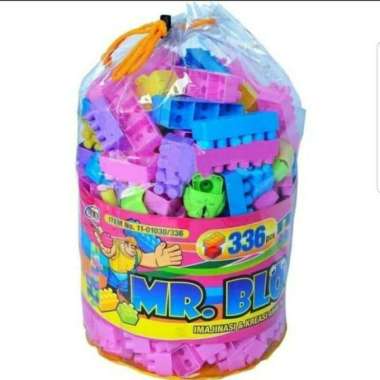 Mainan Lego Balok Mr Block Isi 336 PCS Mainan Lego Block Susun