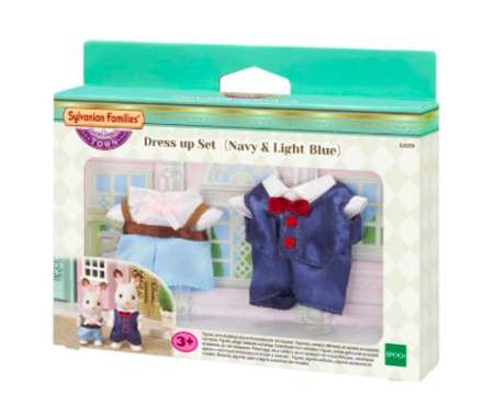 Mainan Koleksi Sylvanian Families Dress up Set (Navy & Light Blue)