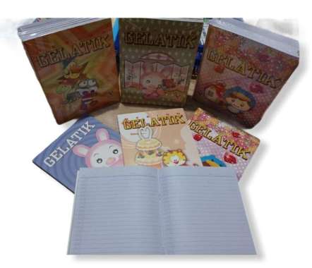 Buku Tulis Gelatik 58 Lembar Multicolor