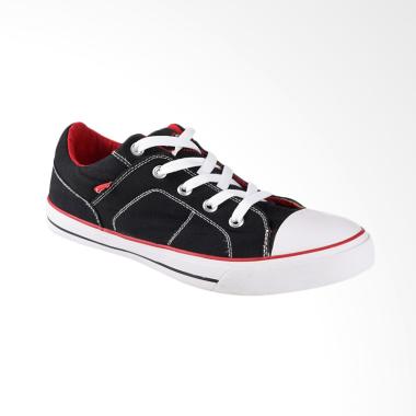Carvil Canvas Mens Shoes Sepatu Casual Pria - Black Roller-M