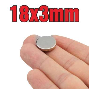 MAGNET NEODYMIUM KOIN 18x3mm N52