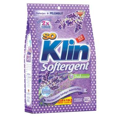 Promo Harga So Klin Softergent Purple Lavender 770 gr - Blibli