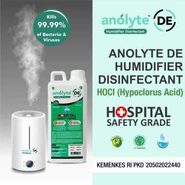 Anolyte DE Humidifier 1L Air Purifier Diffuser, Disinfektan Humidifier