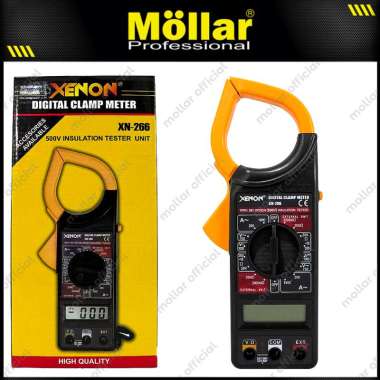 XENON XN-266 Alat Ukur Tang Ampere Multimeter Digital Clamp Meter