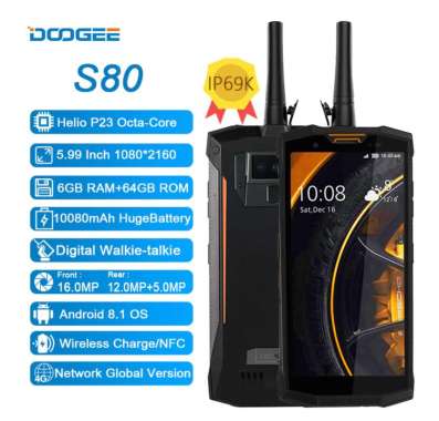 DOOGEE S80 PRO 6GB+64GB 10000mAh HP TAHAN BANTING TAHAN AIR BISA HT