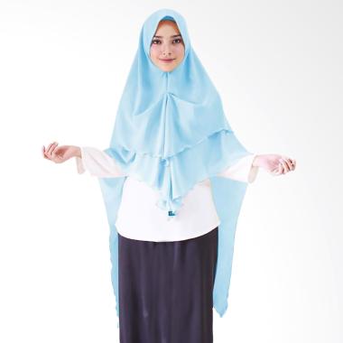 Milyarda Hijab Khimar Azzahra Hijab Instan - Blue
