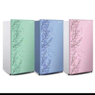 SHARP KULKAS 1 PINTU SAKURA SJ-N162D-SH/SB/SP SAKURA HIJAU