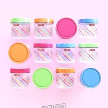 Toples Lion Star Tiffany Pendek Toples Bumbu Makanan Ringan Snack Kue Cemilan Biskuit Permen Toples 