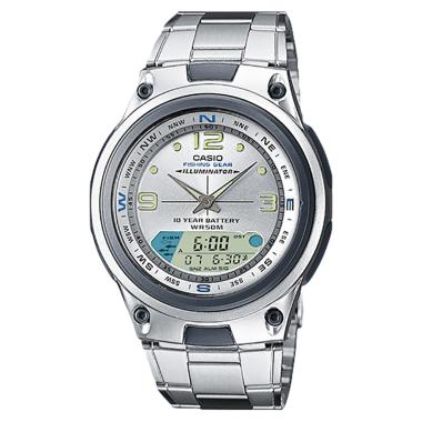 Casio Standard Jam Tangan Pria - Silver AW-82D-7AVDF