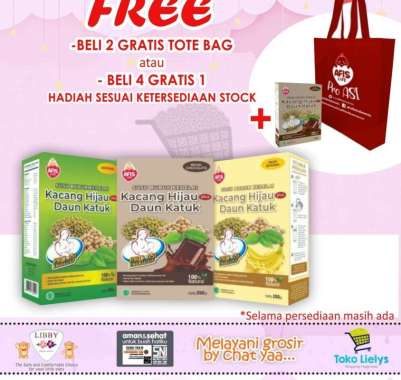 Afis Susu Daun Katuk Booster Asi Susu Pelancar Asi Susu Bubuk Kedelai