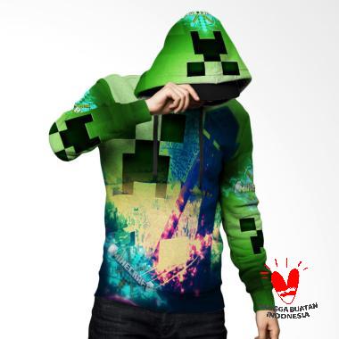 Fika Tema Minecraft 3D Full Print S ... rt 4 Jaket Hoodie Sweater