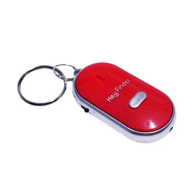 TokoLinggauCom Siul Alarm Gantungan Kunci - Red