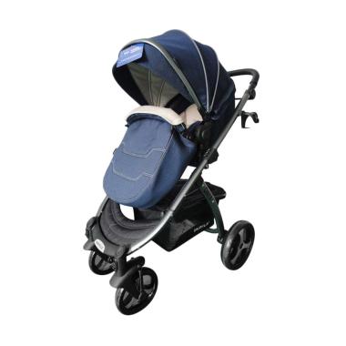 Babyelle 907 Onyx Kereta Dorong Bayi - Denim Blue