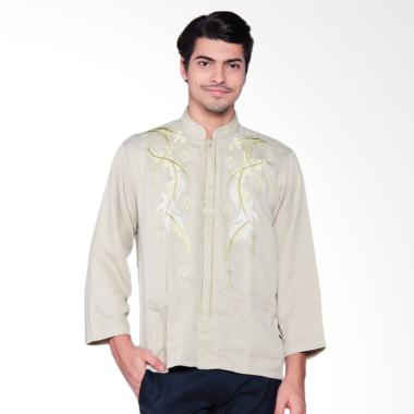 Abrizam Fashion Medinna Baju Muslim Pria - Cream [Med002]