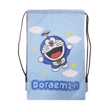 Kobucca Shop Doraemon Drawstring Bag Tas Sekolah - Biru