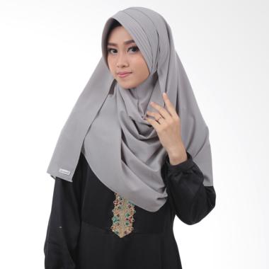 Atteena Hijab Pashtan Farzana Kerudung Instan - Light Grey