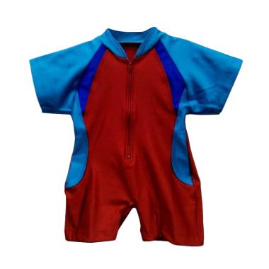 STB Kids Model Diving Baju Renang Bayi Laki Laki - Merah Biru