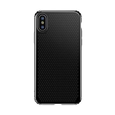Baseus Small Hole Casing for iPhone X 5.8 Inch - Hitam