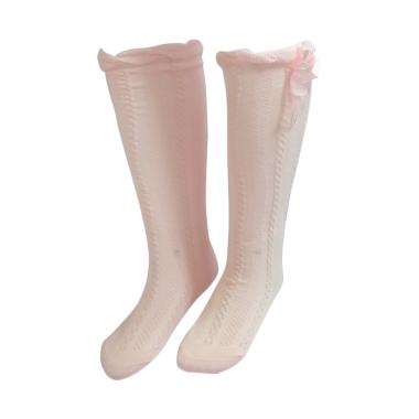 GBS Girls Ribbon Pita Kaos Kaki Anak - Pink