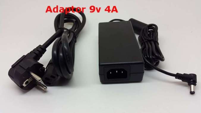 Adaptor 9v 4A / 9 volt 4 Ampere hitam
