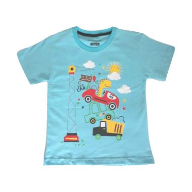 Mommy's Honey Karakter 1 2 3 Cars Kaos Atasan Anak - Biru