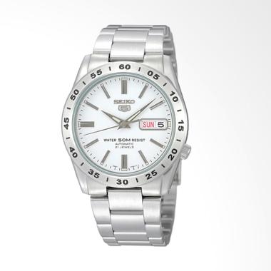Seiko 5 Automatic Stainless Steel Jam Tangan Pria - Silver [SNKD97K1] Silver