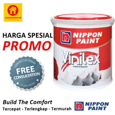 CAT TEMBOK INTERIOR - CAT TEMBOK NIPPON VINILEX 5000 / VINILEX KEMBANG - NIPPON CUSTOM