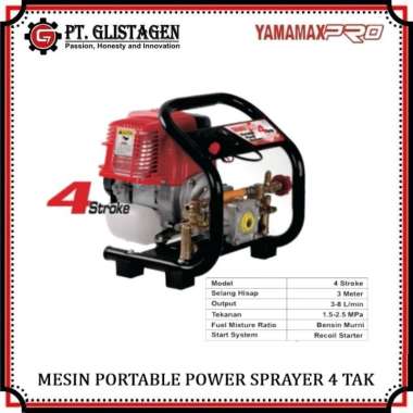 Mesin Power Sprayer Portable Alat Cuci Motor Mobil Steam Yamamax 4 Tak